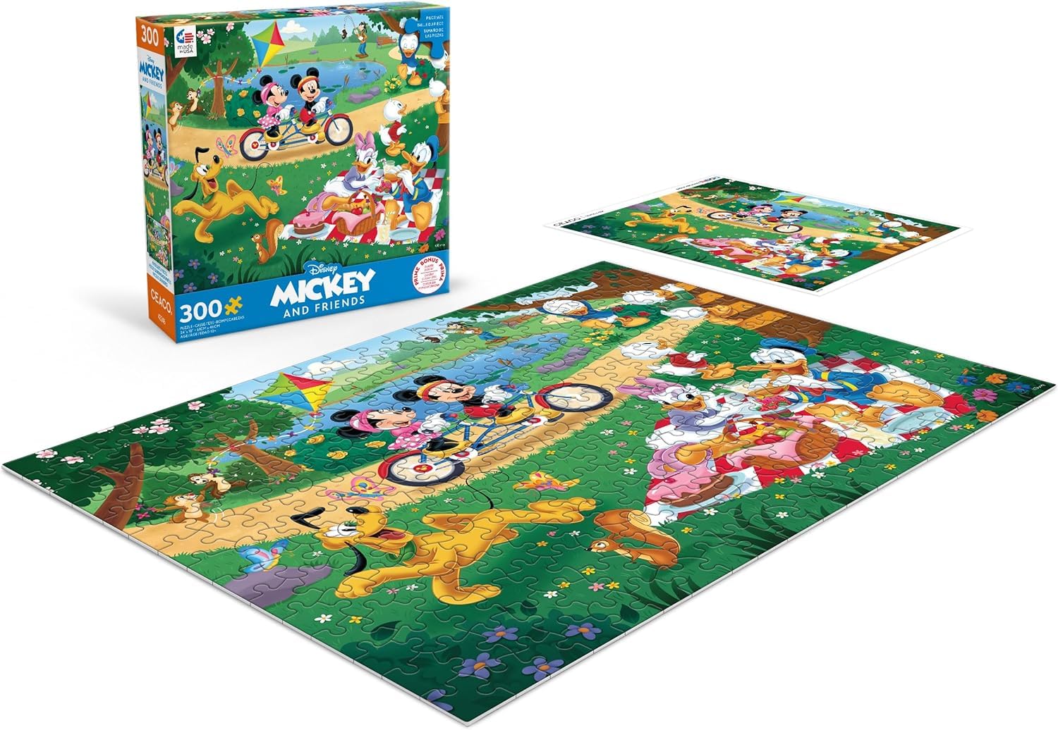 Amazon | Ceaco - ディズニー - 公園のミッキー&ミニー - 300ピース