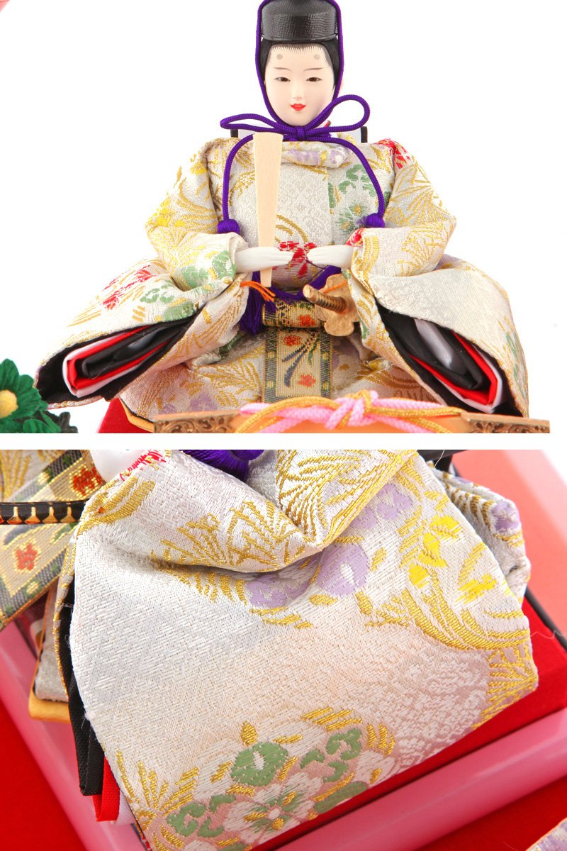 Amazon | 人形屋ホンポ 雛人形 コンパクト ひな人形 ケース飾り 親王