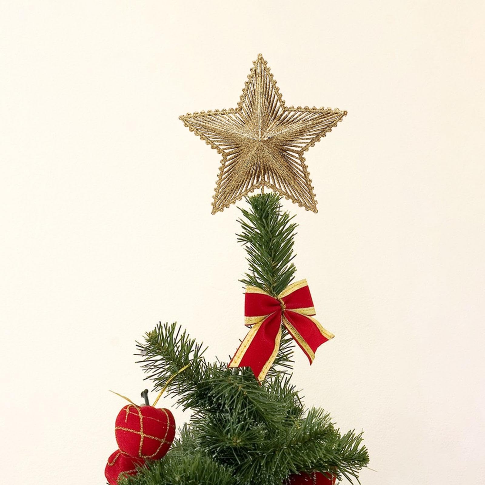 Amazon | Freneci クリスマスツリートップオーナメント、冬の