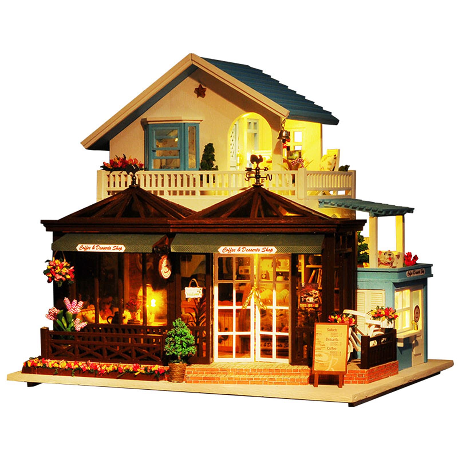 Amazon.co.jp: Miniature Doll House Furniture Decoration Puzzle DIY
