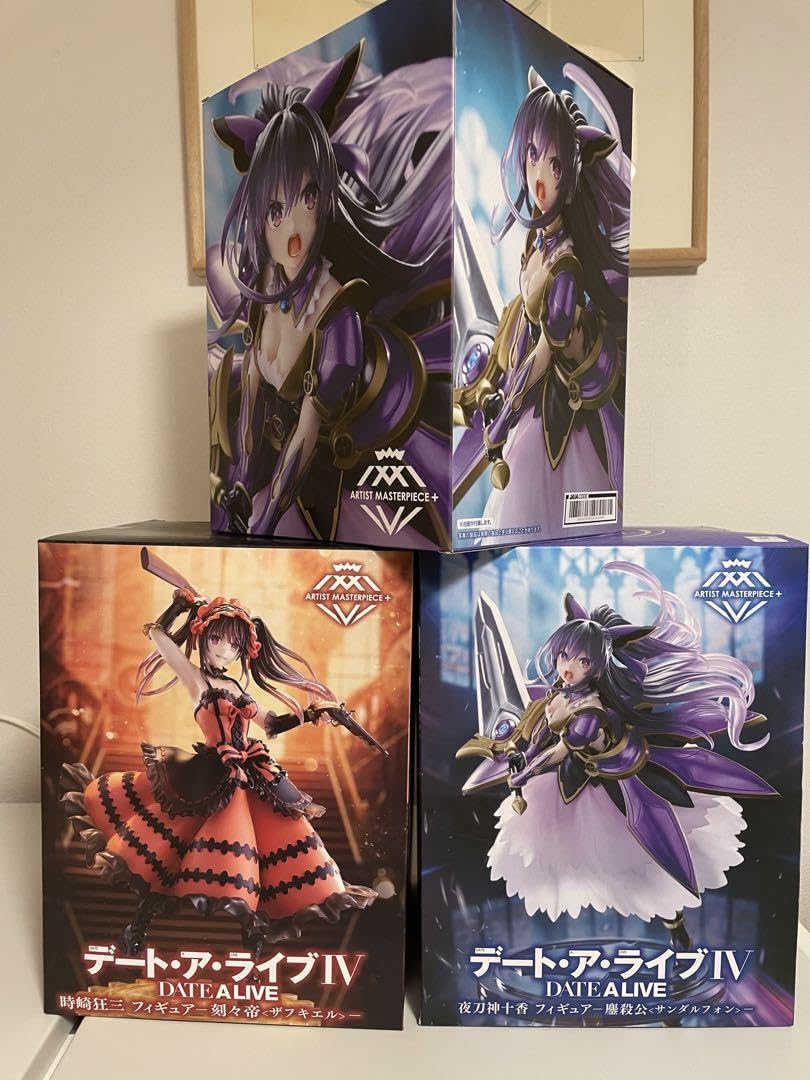 Amazon.co.jp: デートアライブ 時崎狂三 夜刀神十香 フィギュア
