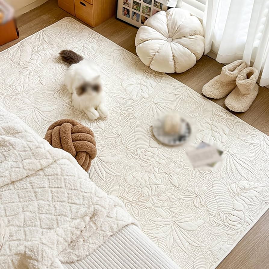 Amazon｜[XLOYP] キルトラグ 洗える 北欧 おしゃれ ラグマット