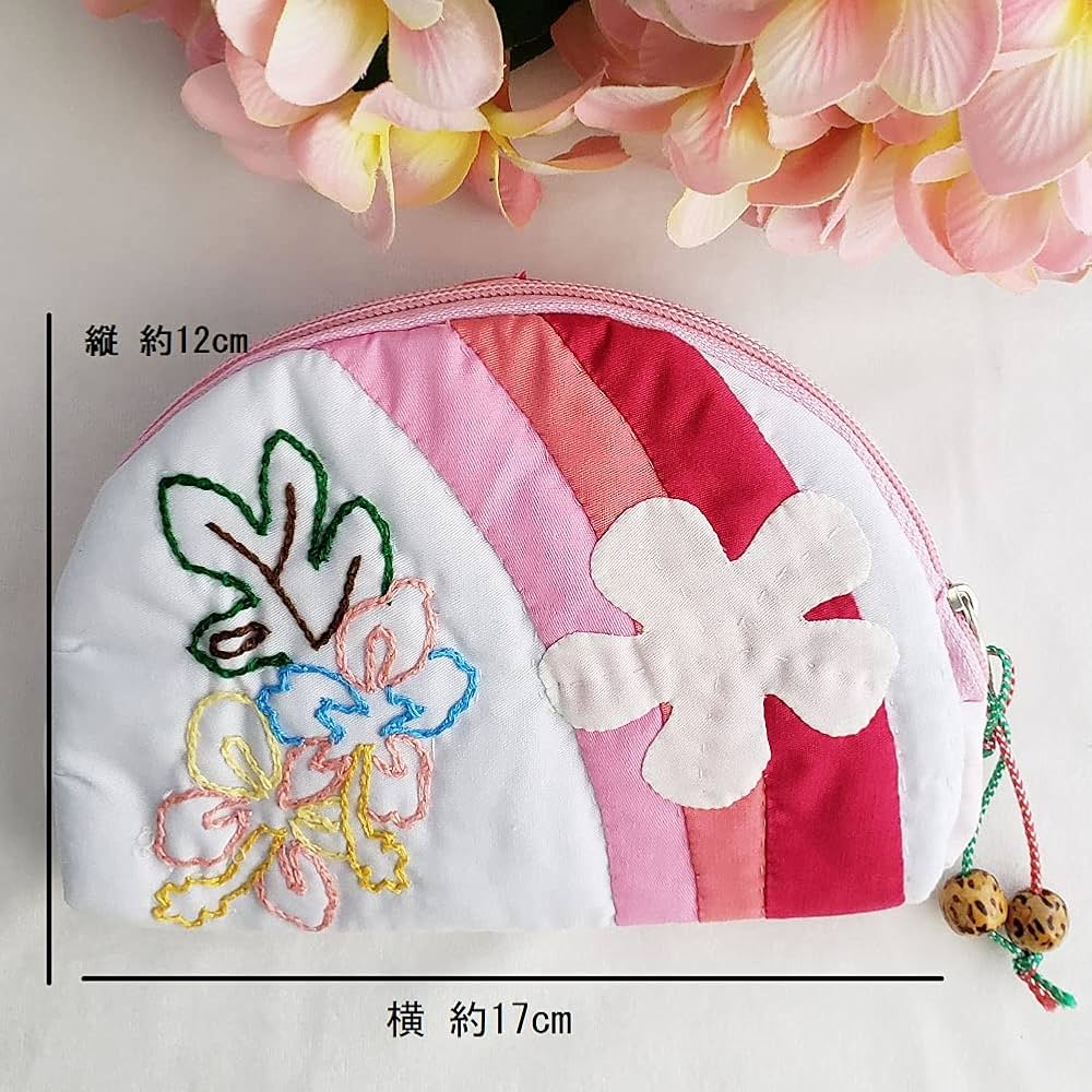 Amazon.co.jp: ハワイアンキルト Hawaiian Quilt ククイ付きポーチ