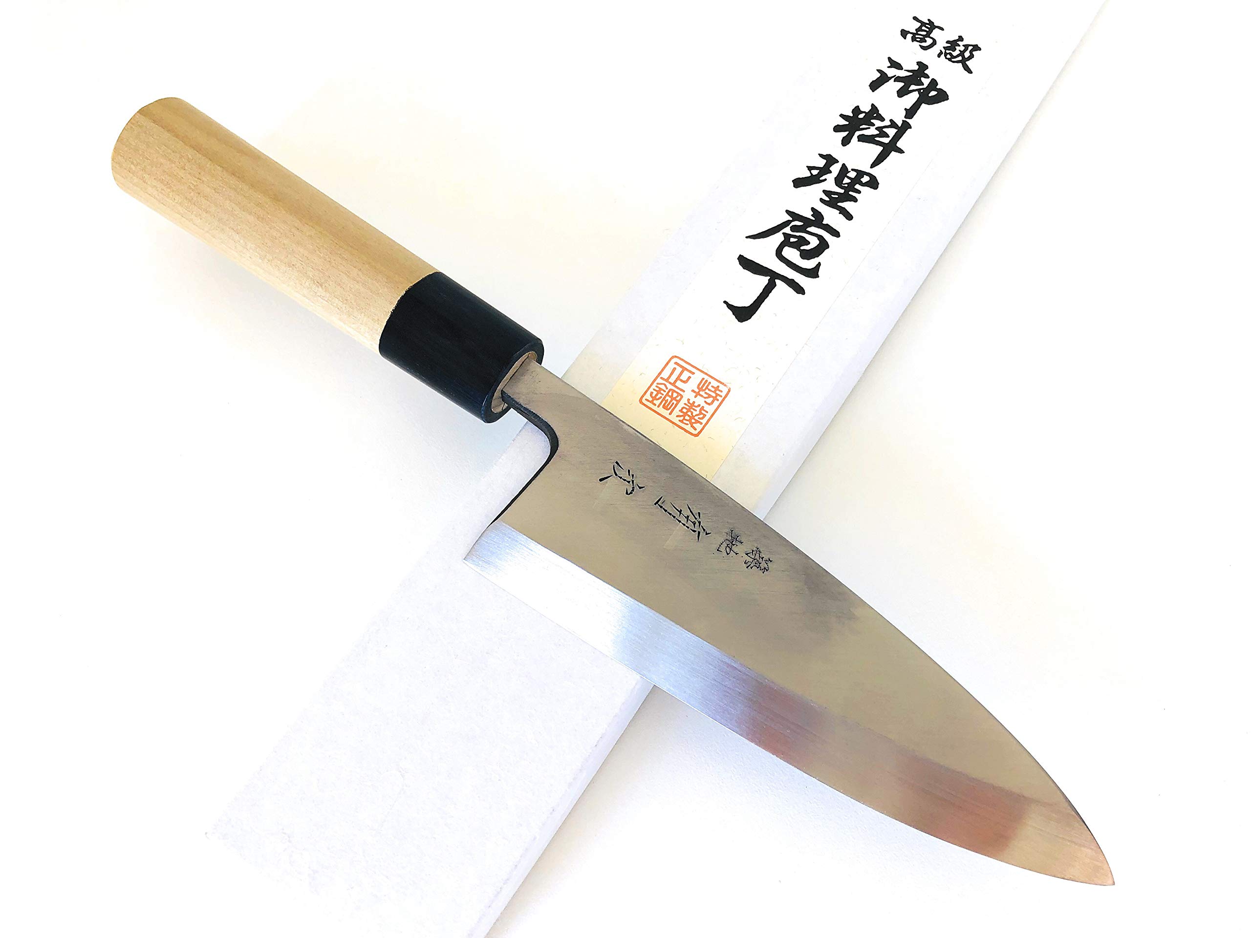 Amazon | 有次 包丁 特製出刃 150mm 日本製 白鋼2 築地 ARITSUGU