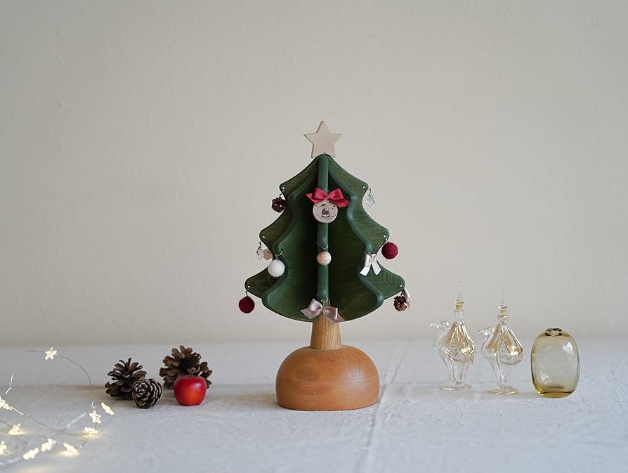 Amazon.co.jp: オークヴィレッジ オルゴールツリー プチplus グリーン