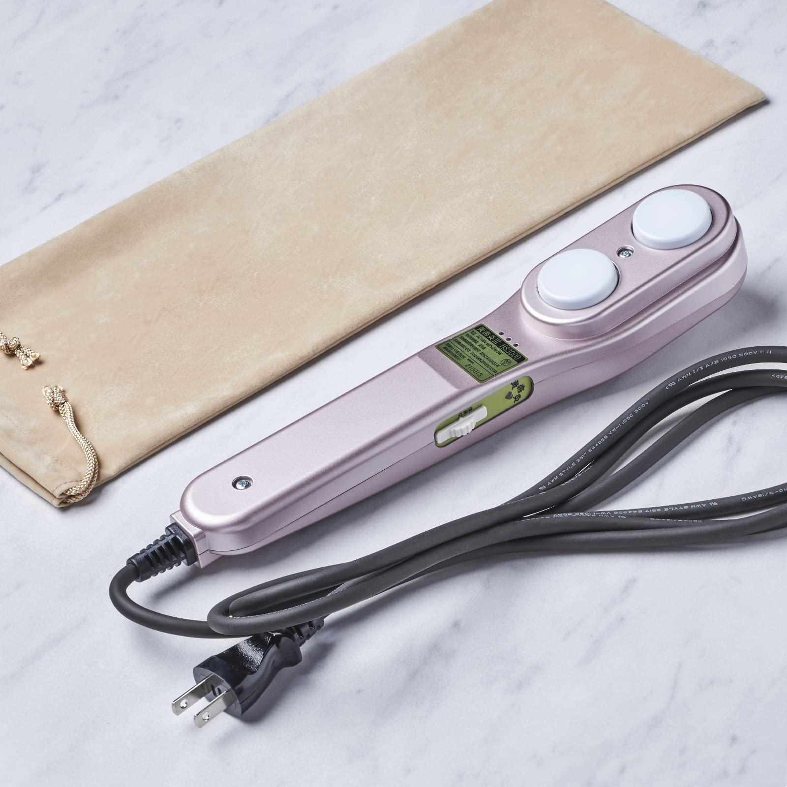 Amazon.co.jp: 黄帝灸 HS3000 Ⅲ型 ナノプラチナ 電気温灸器 ビワ葉