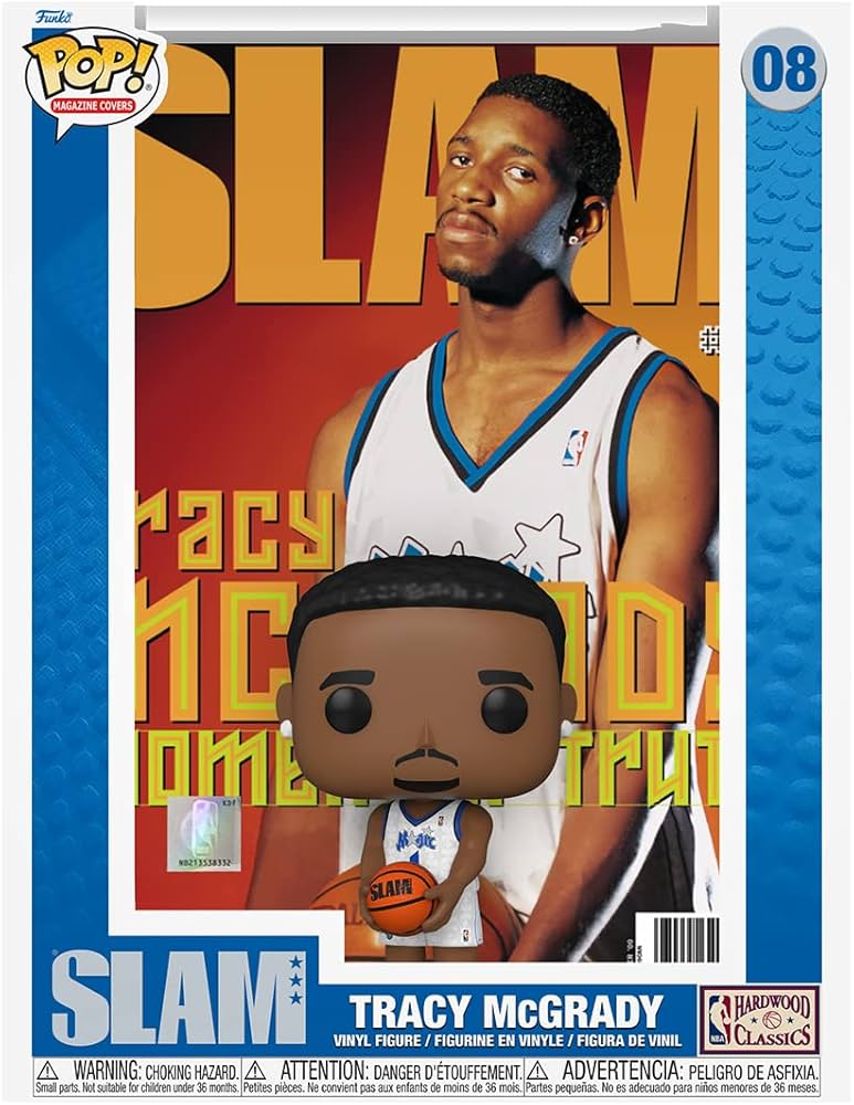 Amazon.com: Funko Pop! NBA Cover: SLAM - Tracy McGrady : Sports