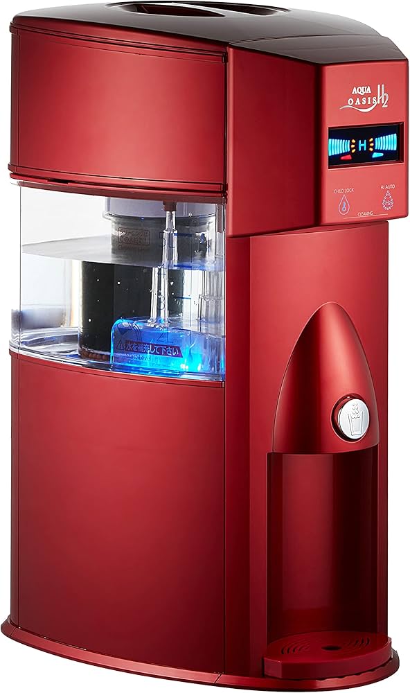 Amazon｜AQUA OASIS H2 (レッド)｜据置型・ビルトイン・水栓一体型用