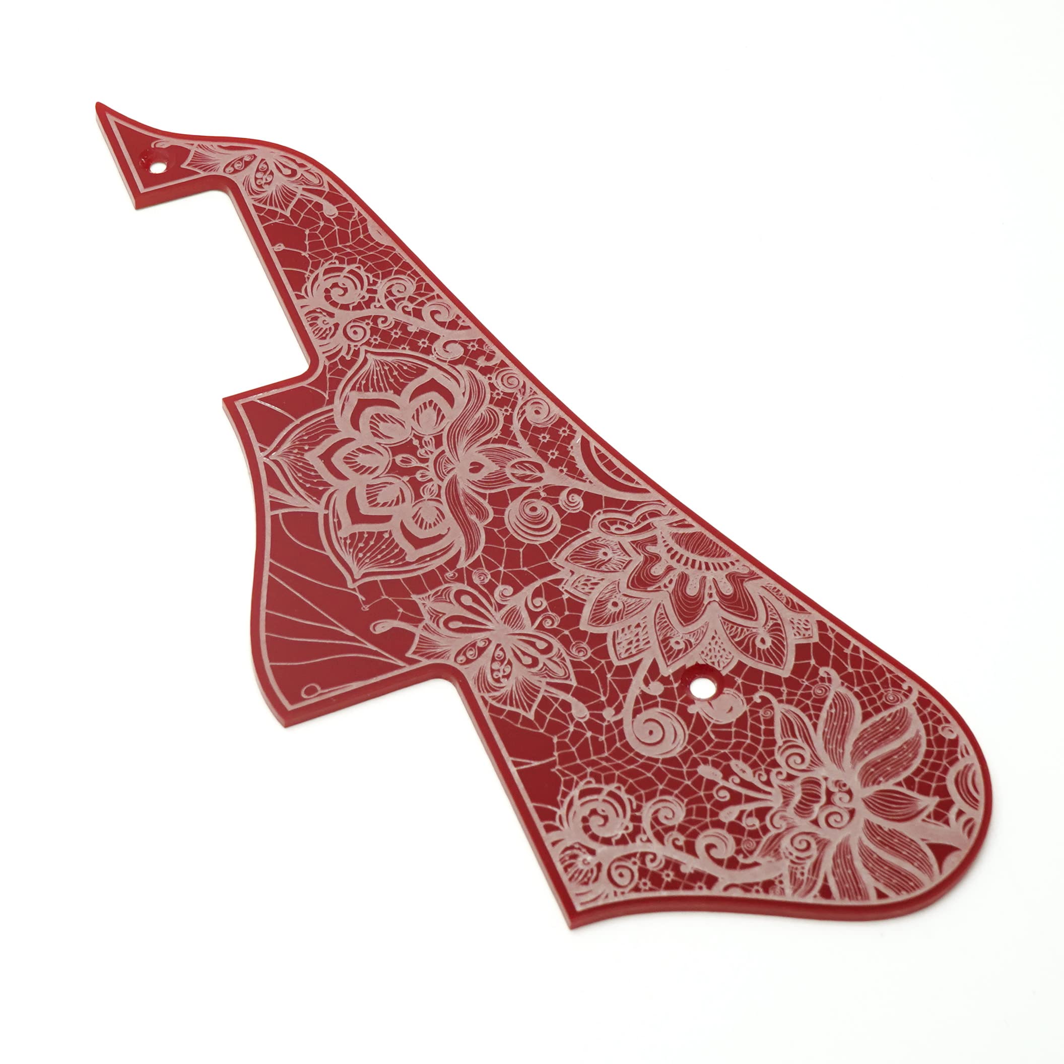 Amazon | SCORELAY PICKS レスポール用ピックガード 【フラワー彫刻