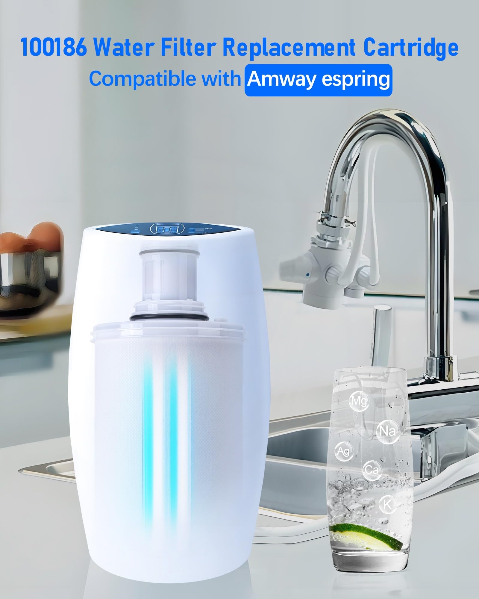 Amazon | 100186交換用フィルターカートリッジ、Amway espring
