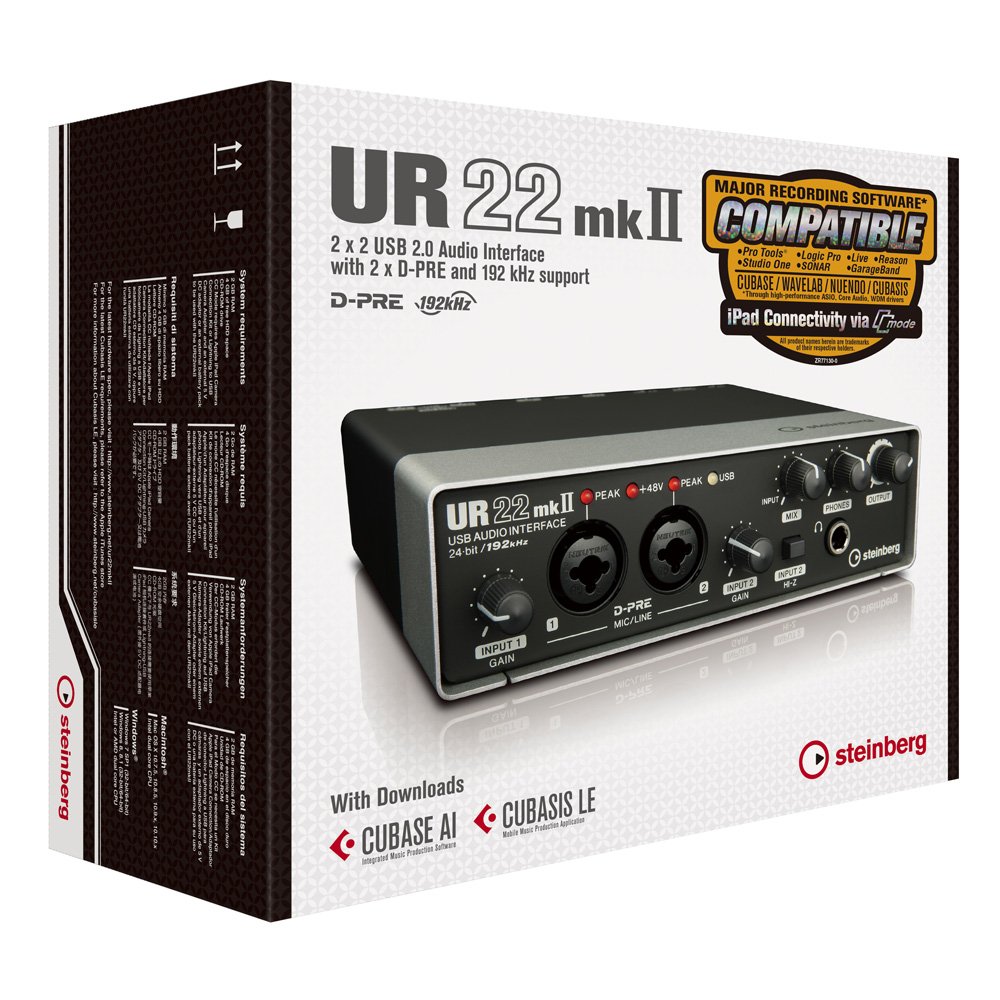 Amazon.co.jp: Steinberg 2x2 USB 2.0 24bit/192kHz Audio Interface
