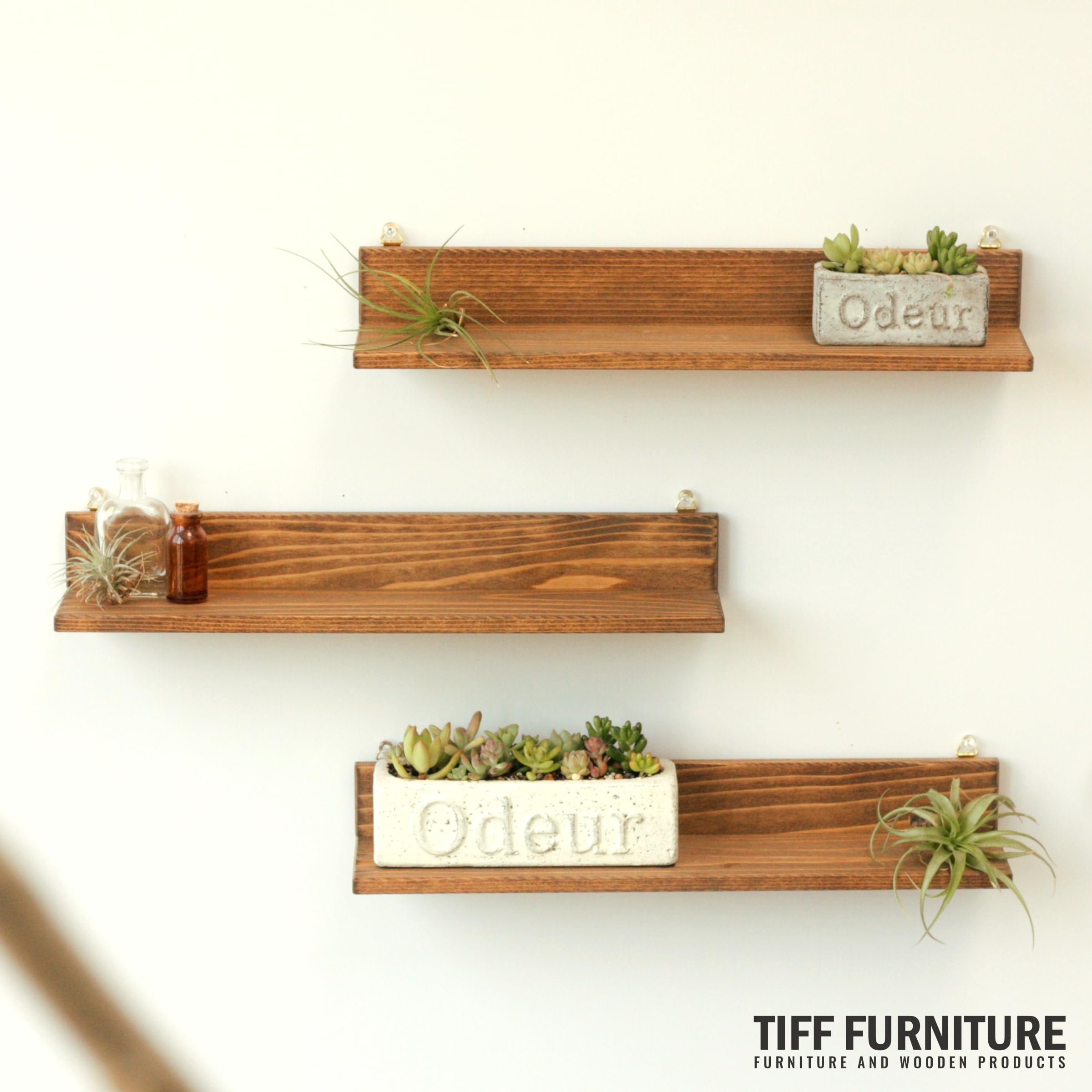 Amazon.co.jp: TIFF ウォールシェルフ 3台セット 幅39cm 日本製 神棚