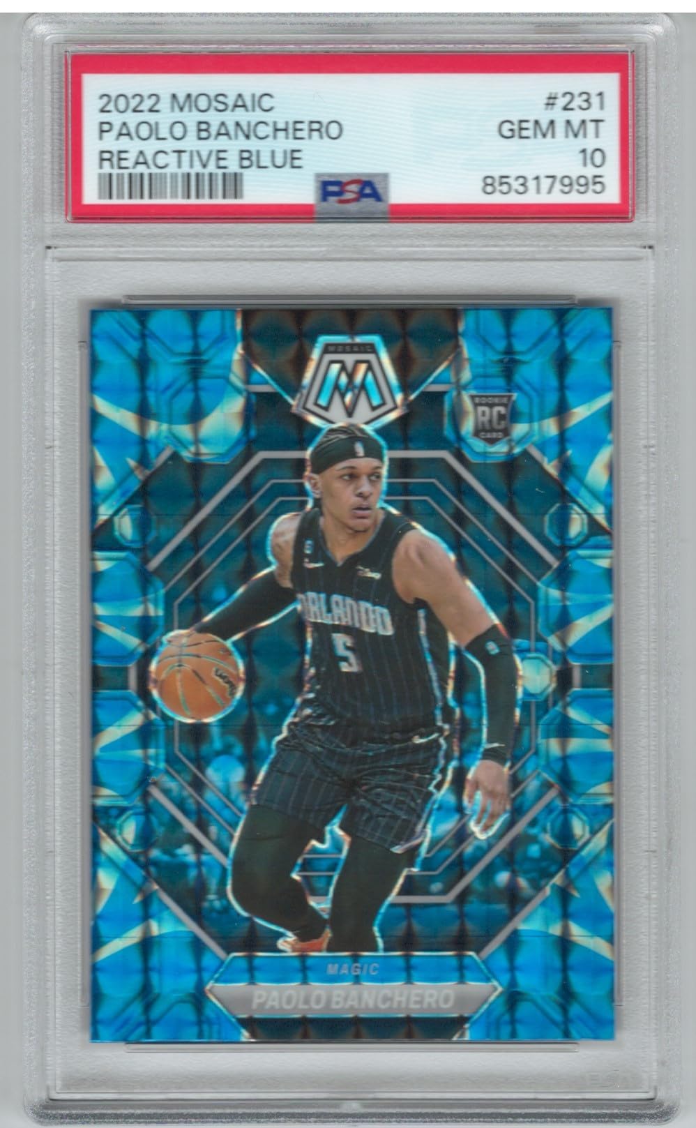 Amazon.com: PSA Gem Mint 10 2022 Panini Mosaic Paolo Banchero