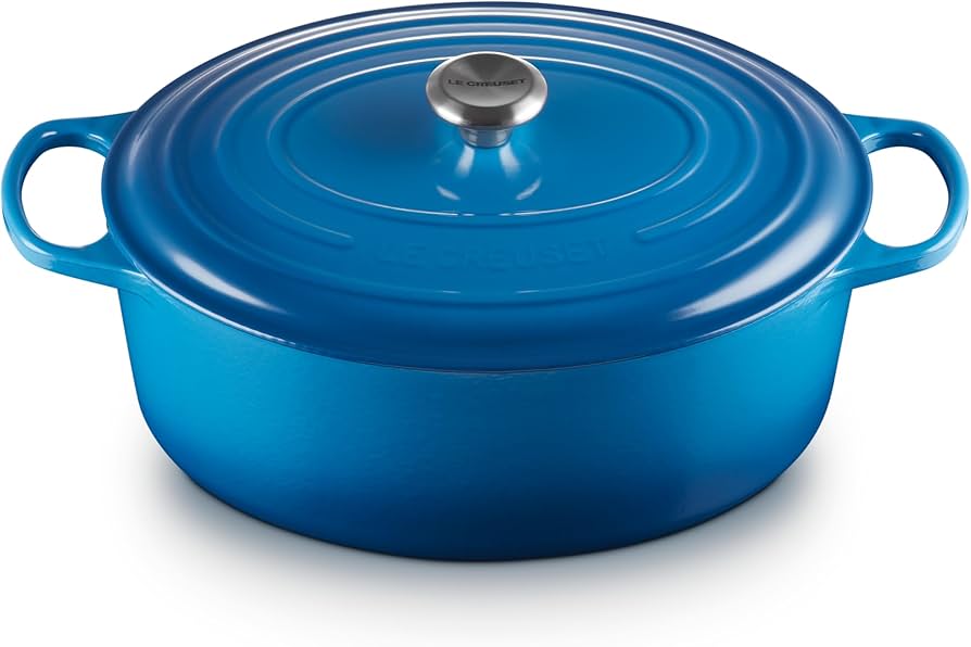 Amazon.com: Le Creuset Enameled Cast Iron Signature Oval Dutch