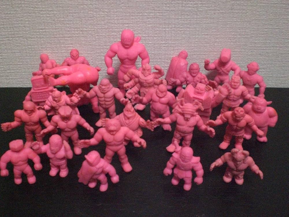 Amazon | 当時物 キン消し レアカラー ピンク キン肉マン 消しゴム