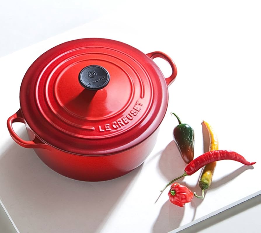 Amazon｜ルクルーゼ ココット ロンド ホーロー 鍋 IH 対応 26cm