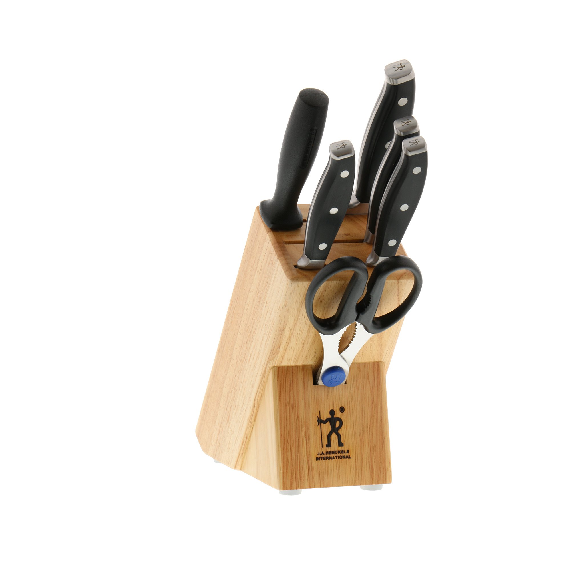 Amazon.com: HENCKELS Forged Premio 7-Piece Block Knife Set: Block