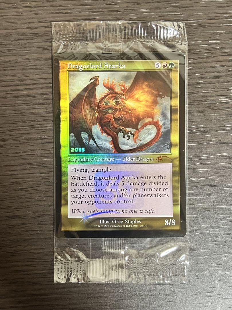 Amazon.co.jp: MTG 龍王アタルカ Dragonlord Atarka 30周年記念 : おもちゃ