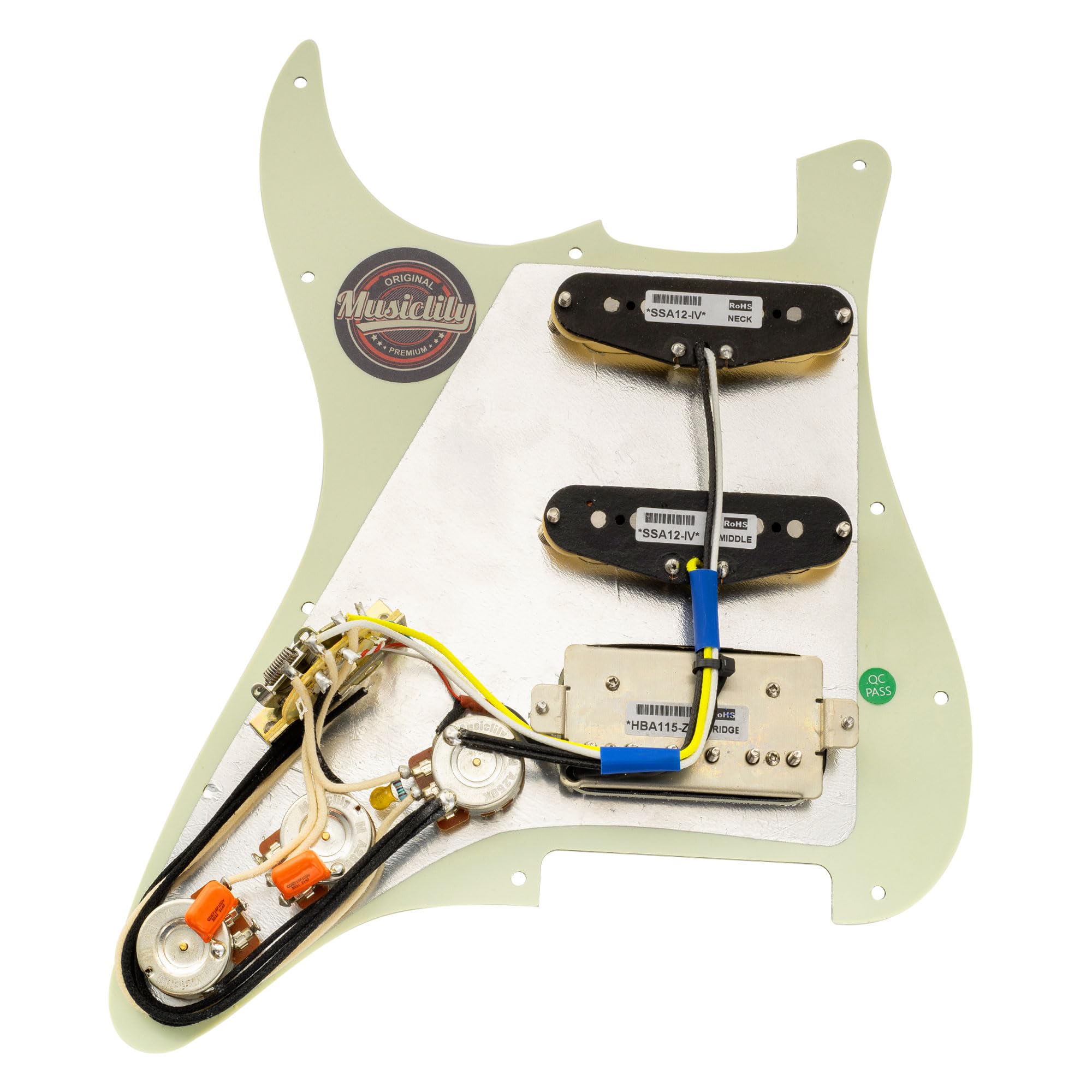 Amazon | Musiclily Pro SSHストラト配線済みピックガード Artec