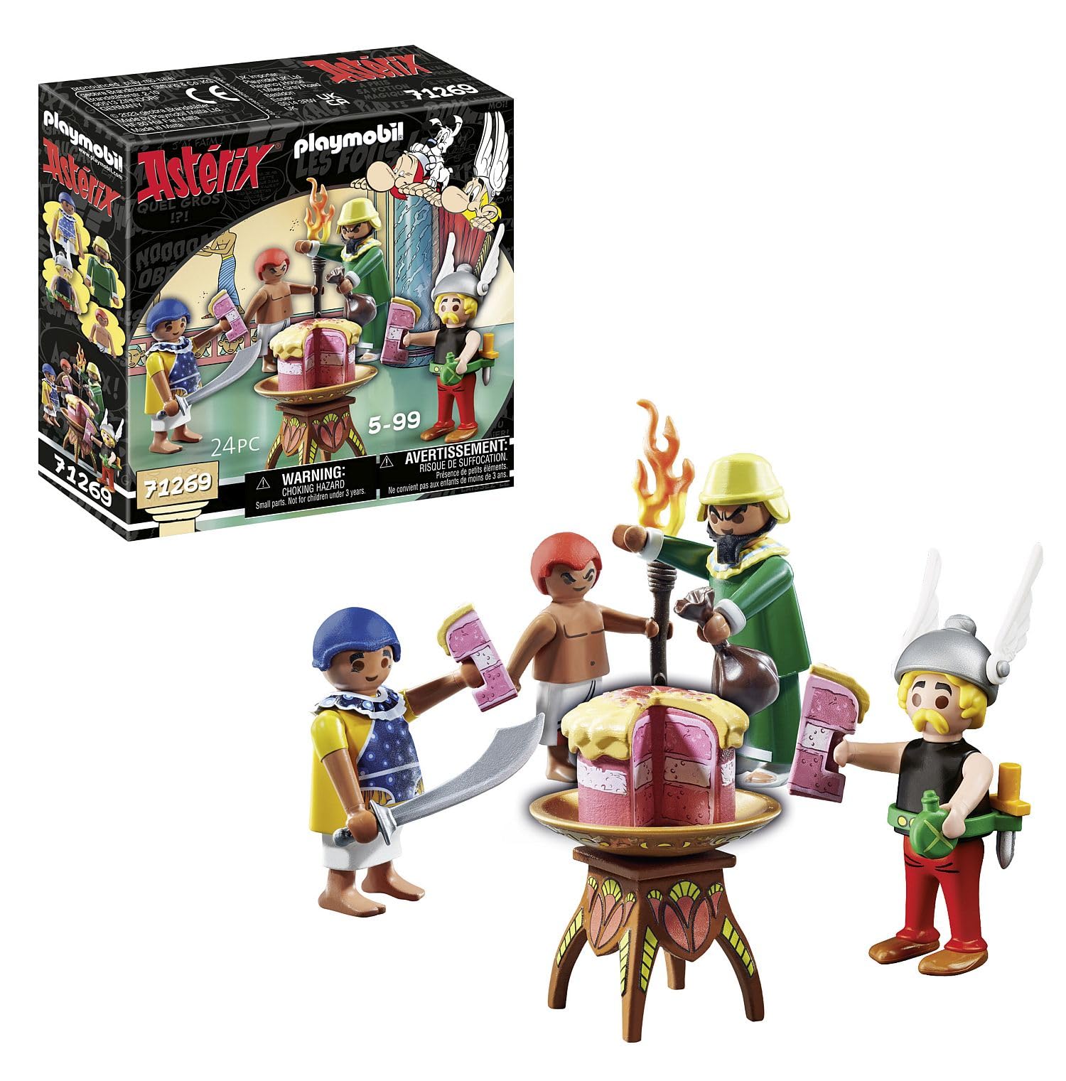 Amazon.com: Playmobil 71269 Asterix: The Poisoned Cake of