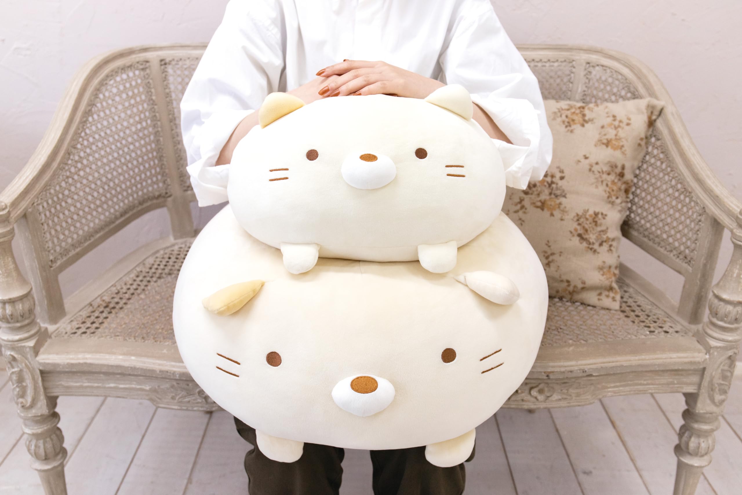 Amazon.co.jp: すみっコぐらし スーパーもーちもち大福クッション ねこ