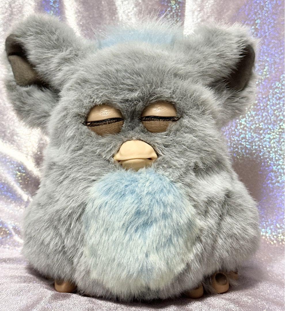 Amazon.co.jp: ファービー2 クラウディスカイ グレー×水色×緑目 英語版