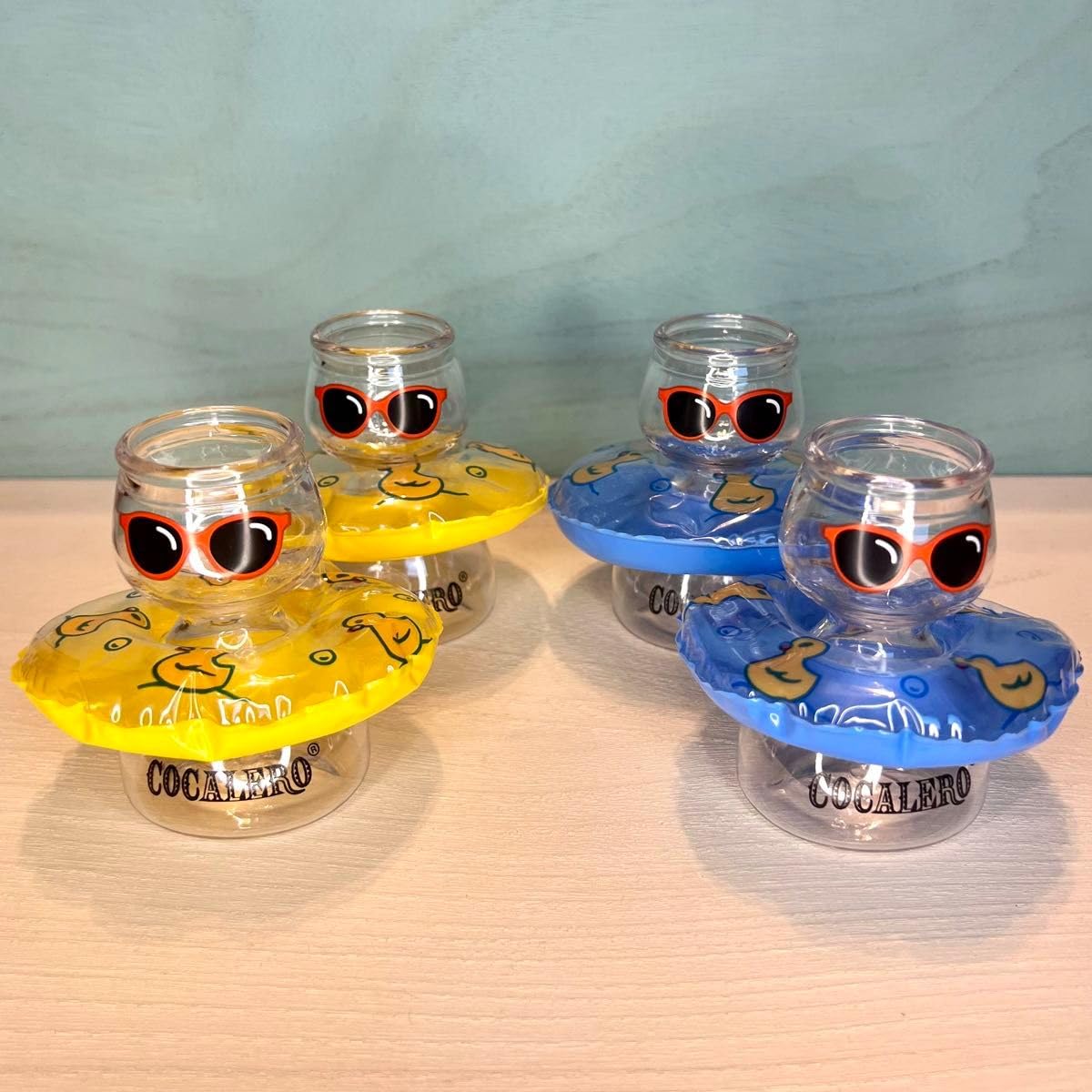 Amazon.co.jp: コカレロ 浮き輪付き ボムグラス 2種2セット cocalero