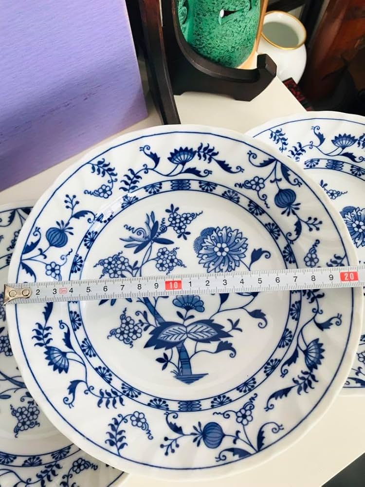 Amazon.co.jp: ブルーエルベ 三洋陶器 blue elbe by sanyo 皿3枚