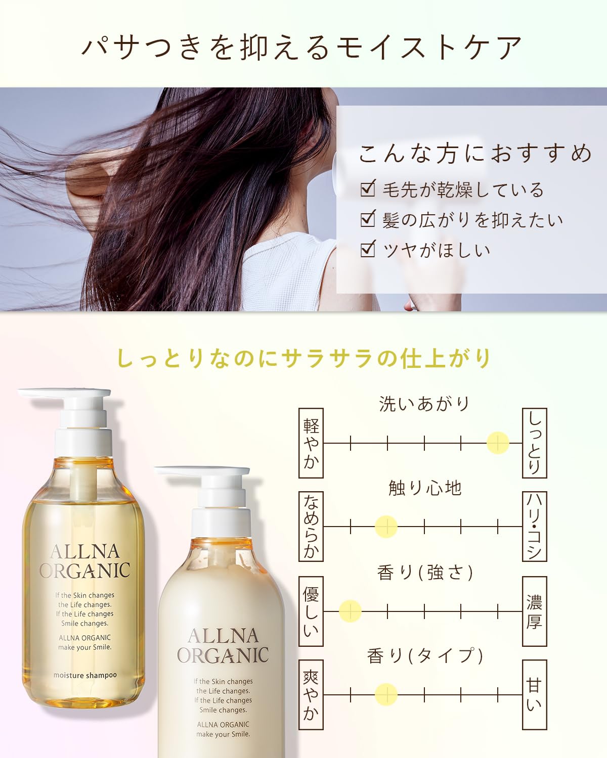 Amazon | 【香るなめらか美髪】 オルナ オーガニック モイスチャー