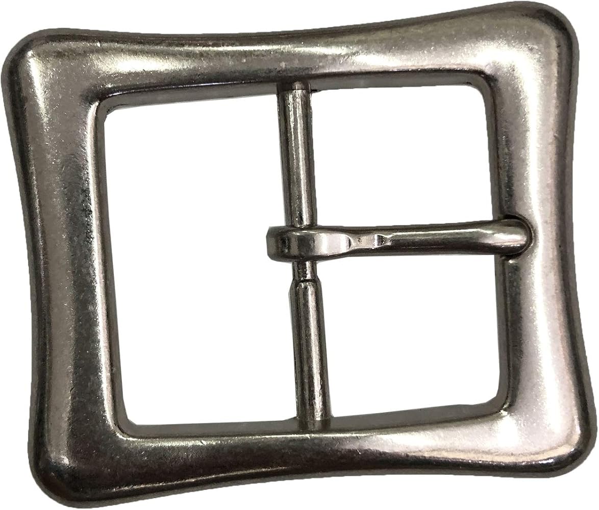 Amazon.co.jp: [ウイングレザー] ベルト バックルのみ シルバー 40mm