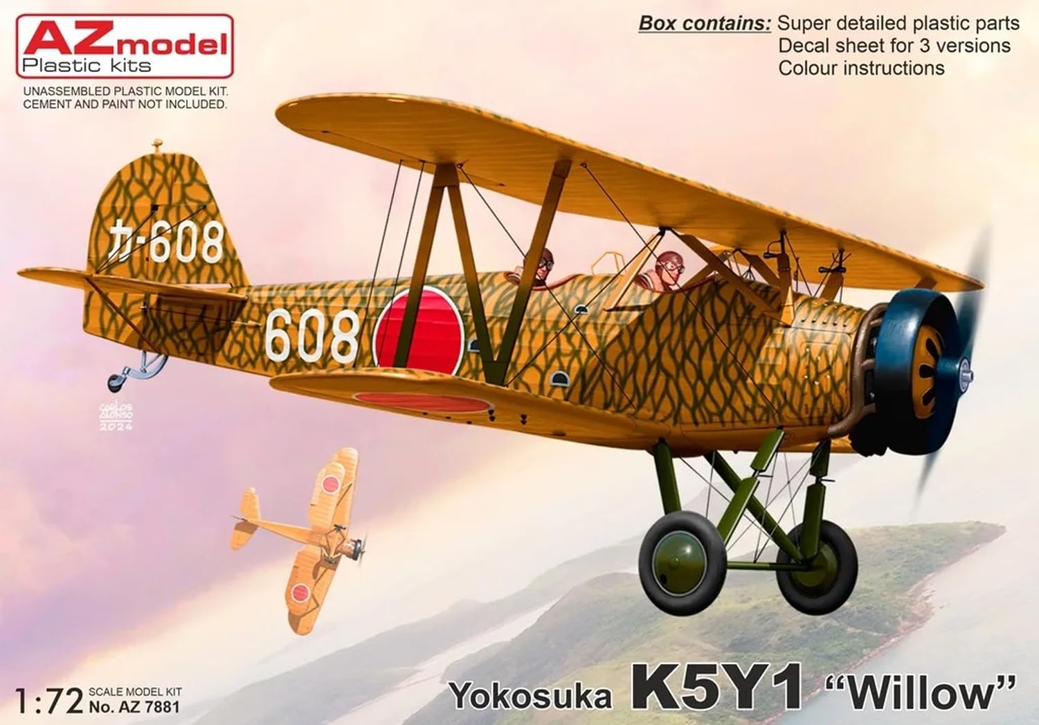 Amazon | AZモデル 1/72 日本 K5Y1 九三式陸上中間練習機 プラモデル