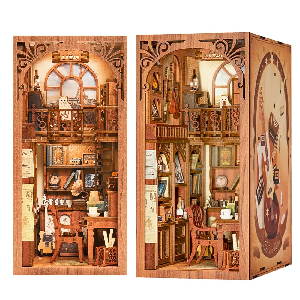 Amazon | Fsolis- DIY ブックヌック キット-ドールハウス キット