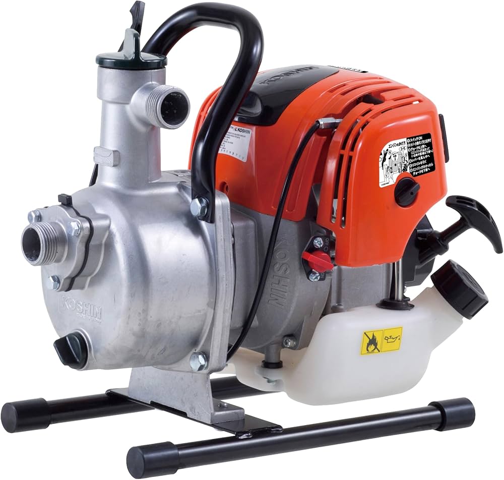 Amazon | 工進(KOSHIN) ハイデルスポンプ SEV-25F ミニ4サイクル
