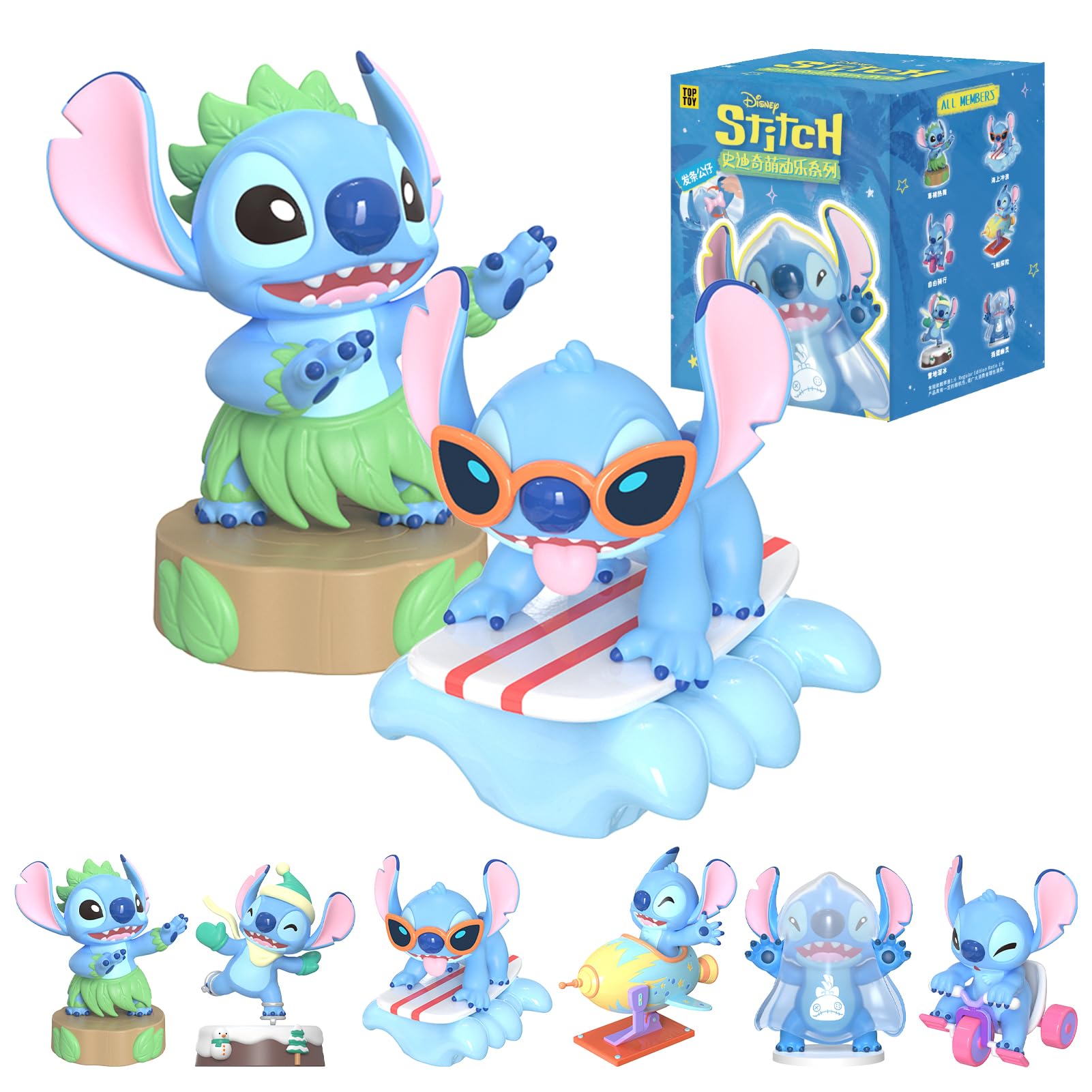 Amazon.co.jp: TOP TOY ディズニー スティッチ 萌動楽 シリーズ【1