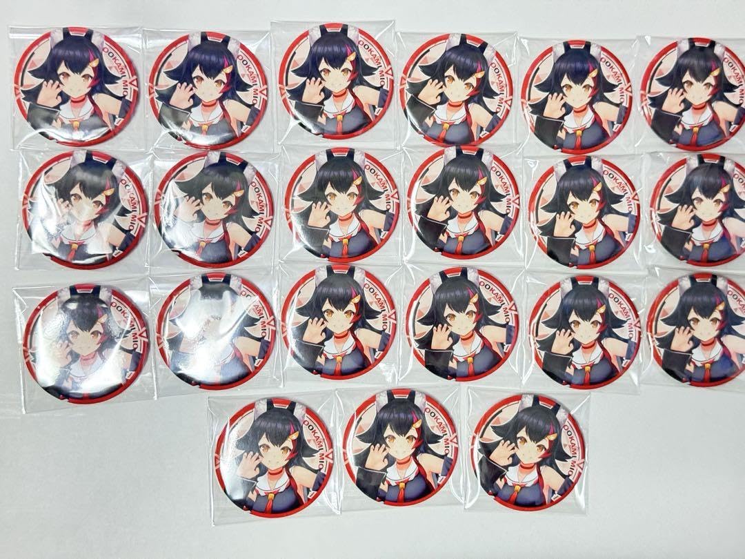 Amazon.co.jp: 大神ミオ スターター 缶バッジ ホロラ : おもちゃ