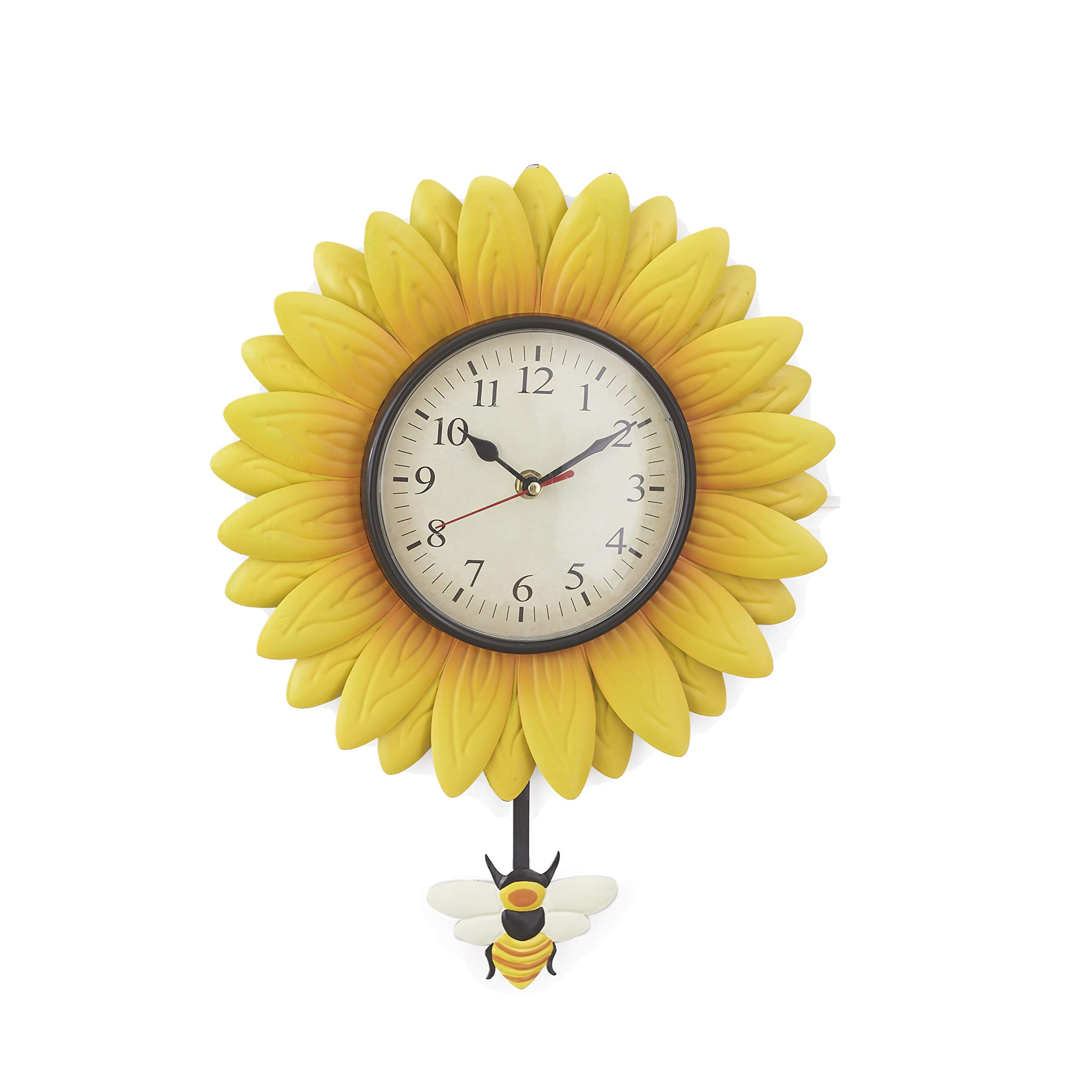 Amazon.com: Wall Hanging Flower Clock with Analog Number Face