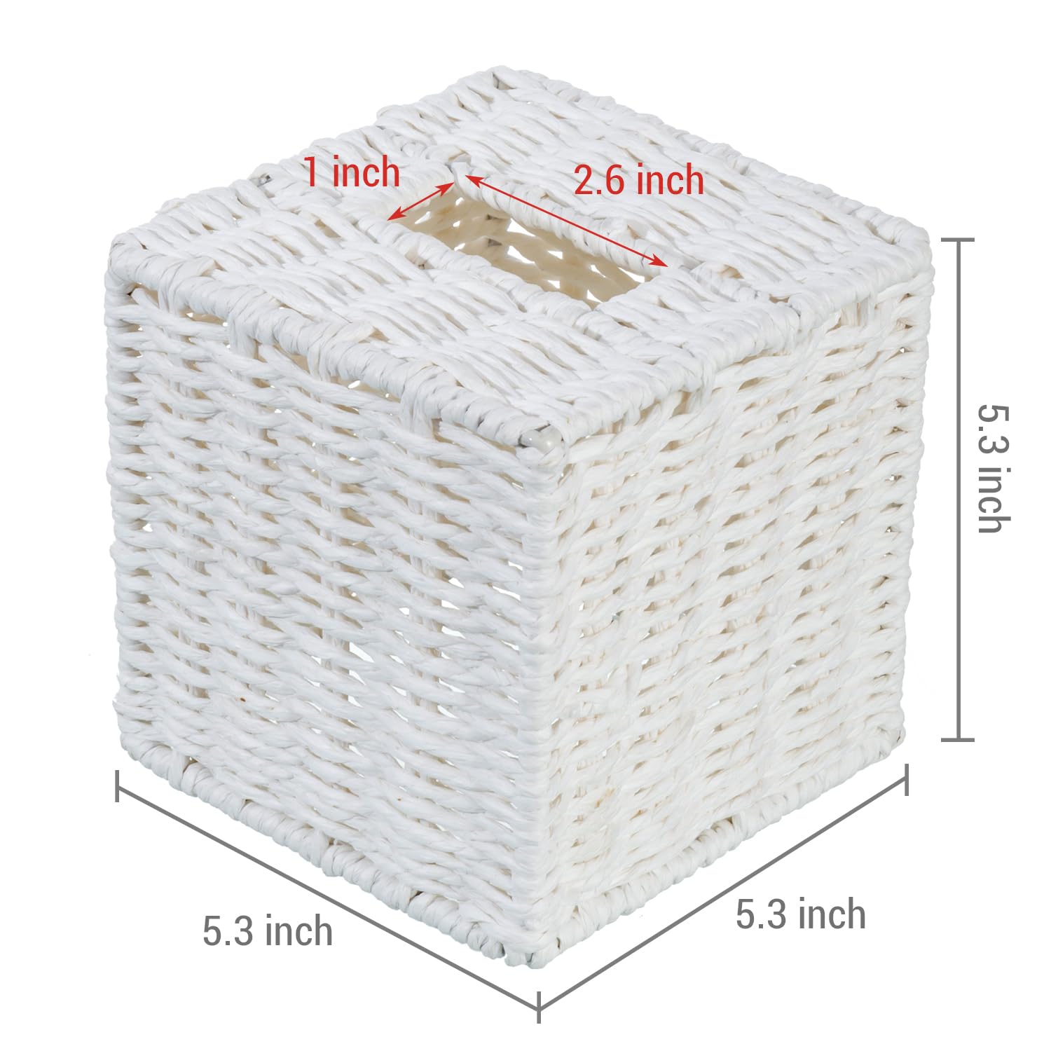 Amazon.co.jp: MyGift ホワイトペーパーロープ編みフェイシャル