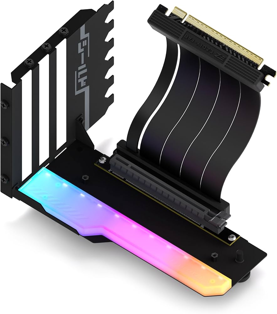 Amazon | EZDIY-FAB シールド シリーズ 新しいRGB 垂直 PCIe4.0 GPU