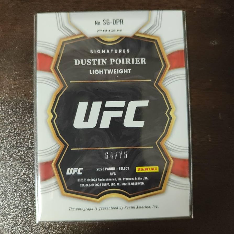 Amazon.co.jp: UFC ダスティンポイエー サインカード : スポーツ