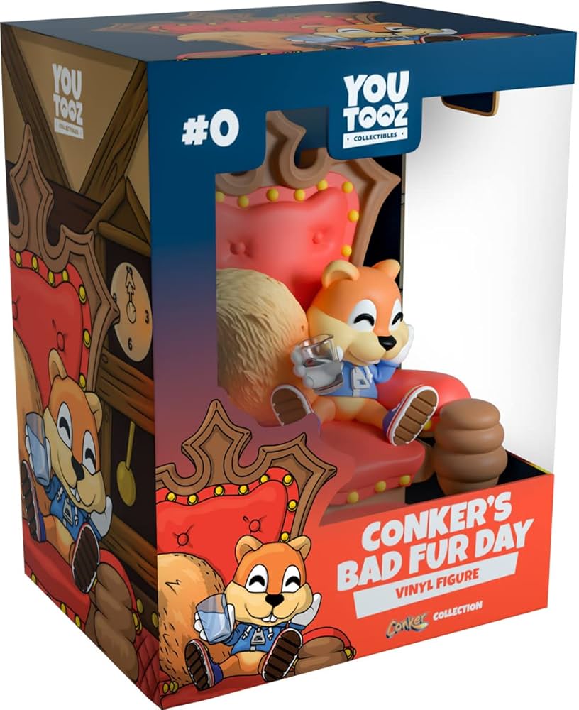 Amazon.co.jp: Youtooz Conker's Bad Fur Day 4.8インチ ビニール