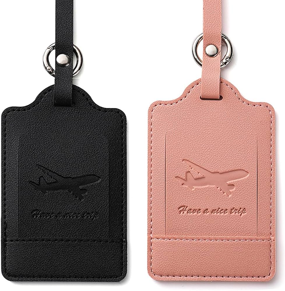 Amazon.co.jp: MINBOOT 荷物タグ ネームタグ 2個入り ラゲッジタグ