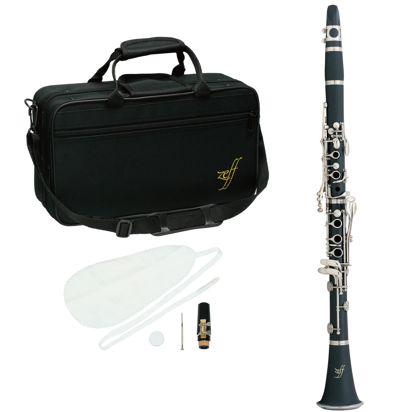 Amazon.co.jp: Zeff クラリネット B♭管 ベーム式 ベークライト樹脂管