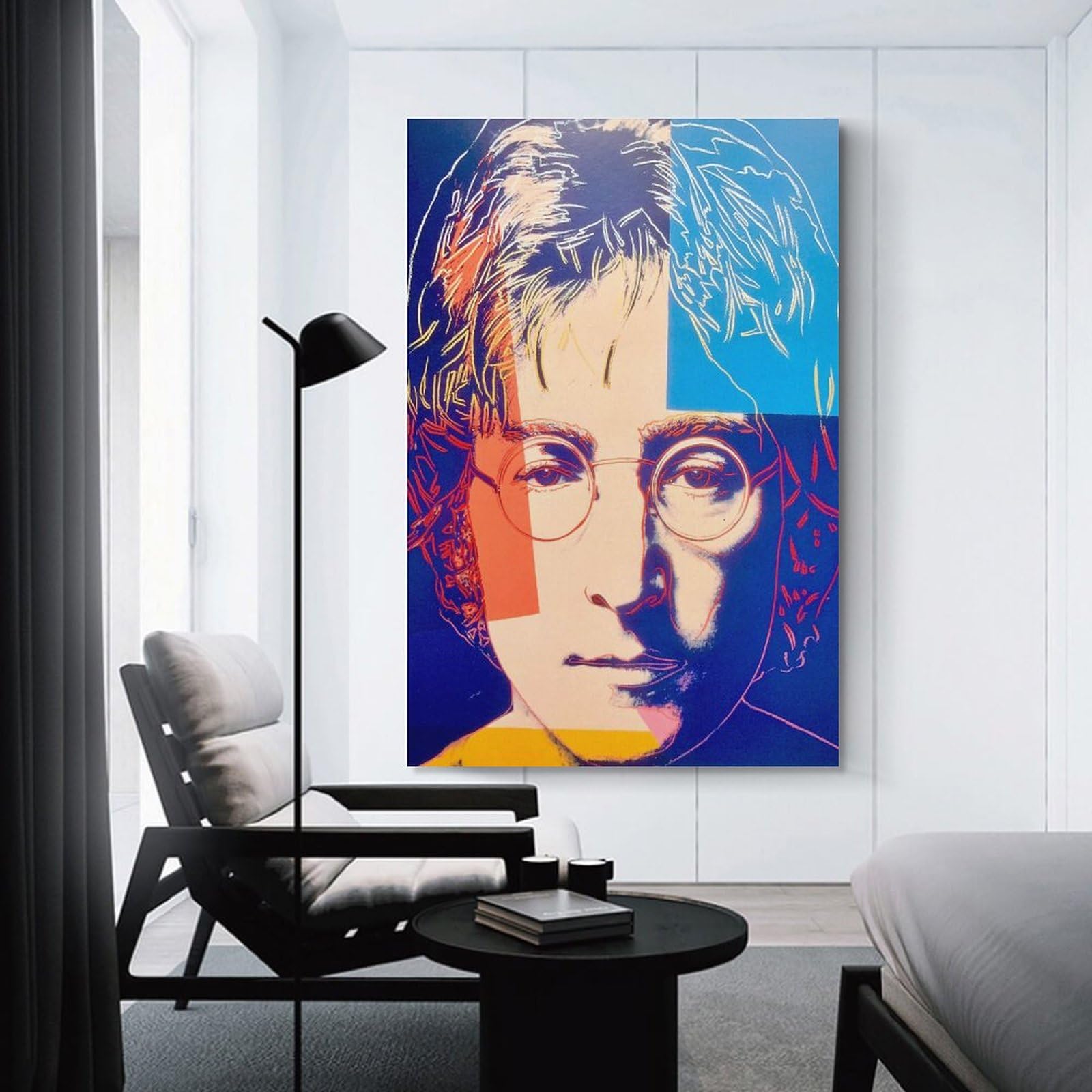 Amazon.co.jp: 画家アンディ・ウォーホル 肖像画ジョン・レノン