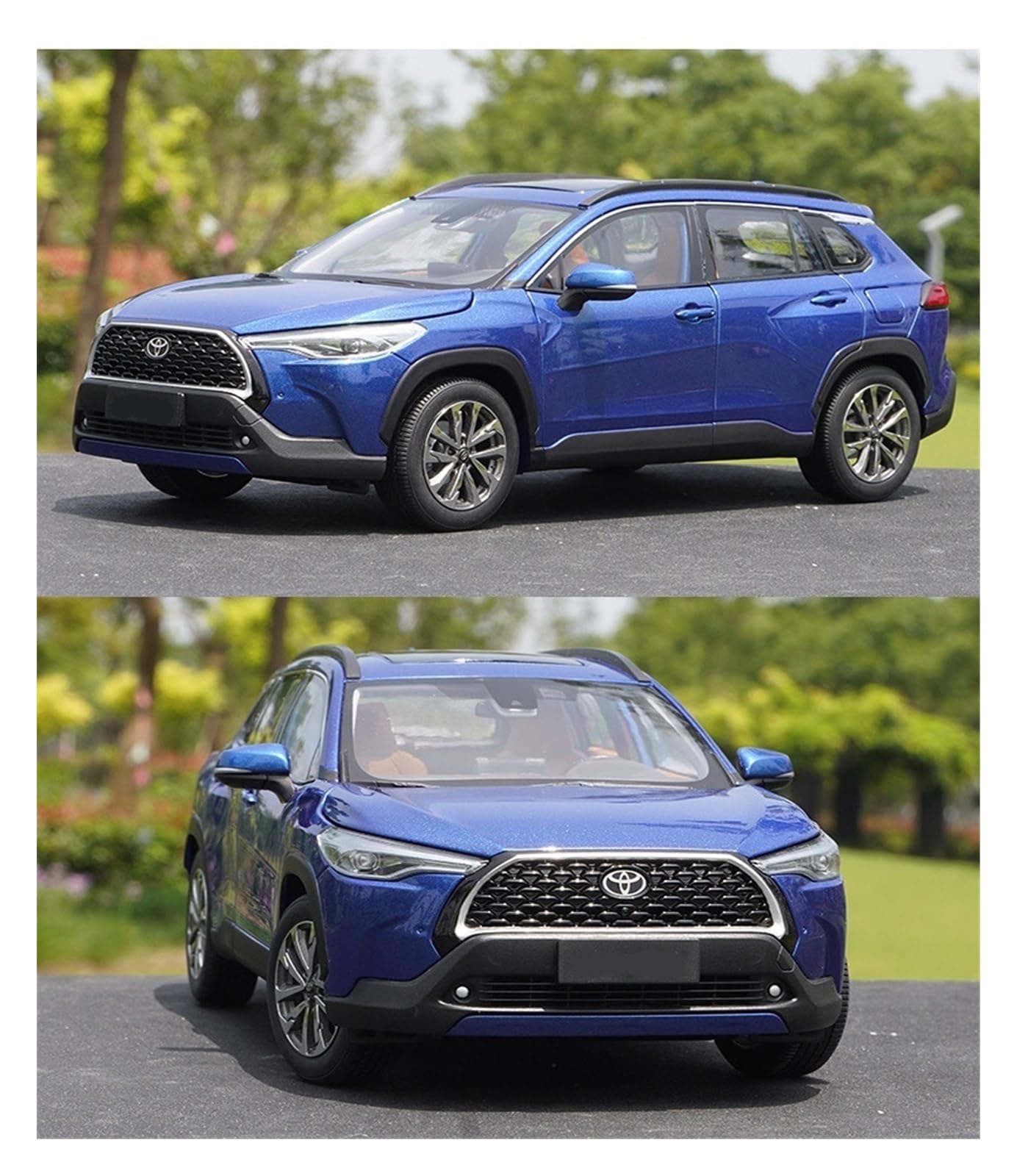 Amazon | ミニカーモデル 1:18 トヨタ カローラ クロス SUV 合金モデル