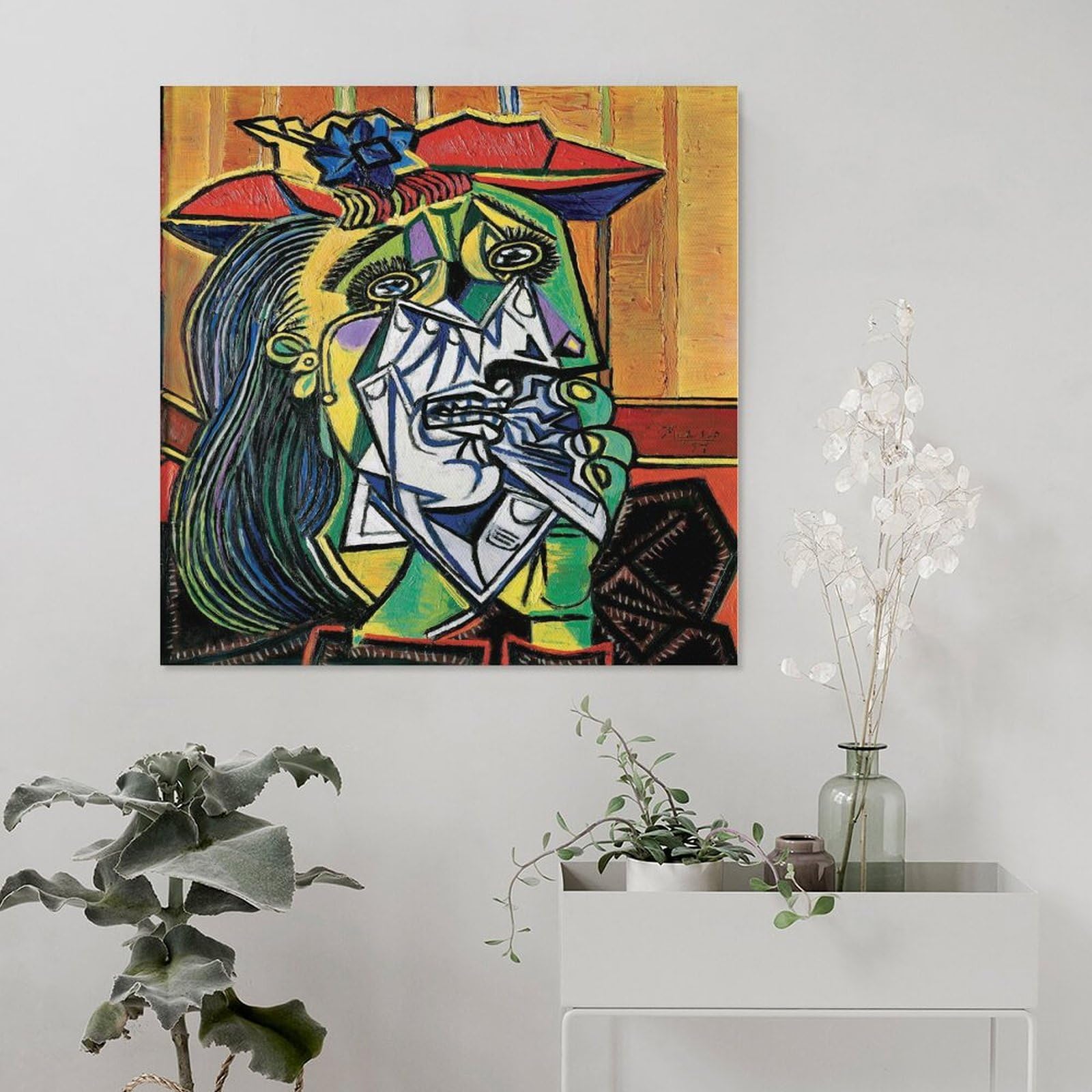 Amazon.co.jp: Pablo Picasso パブロ・ピカソポスター 絵画 泣く女