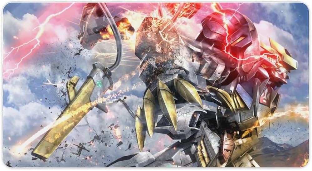 Amazon.co.jp：RFSHOP デスクマット キーボードパッド 鉄血の