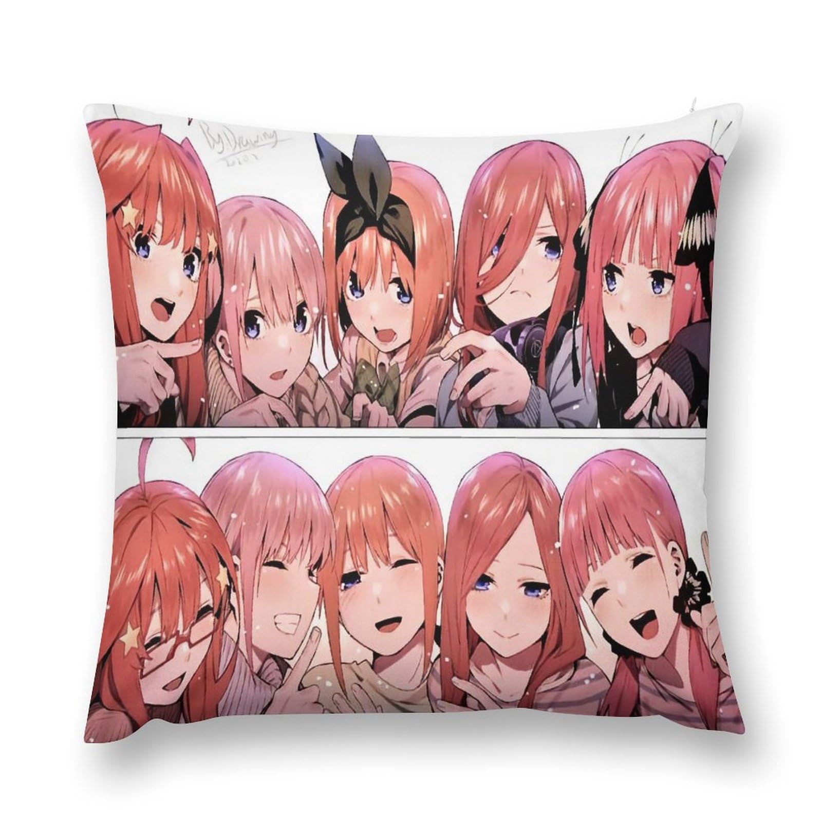 Amazon｜五等分の花嫁 中野 五月 中野 四葉 中野 三玖 抱き枕カバー