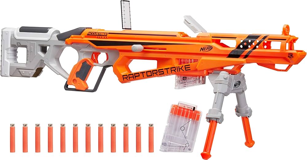 Nerf N-Strike Elite AccuStrike Raptor Strike Toy Gun: Buy Online