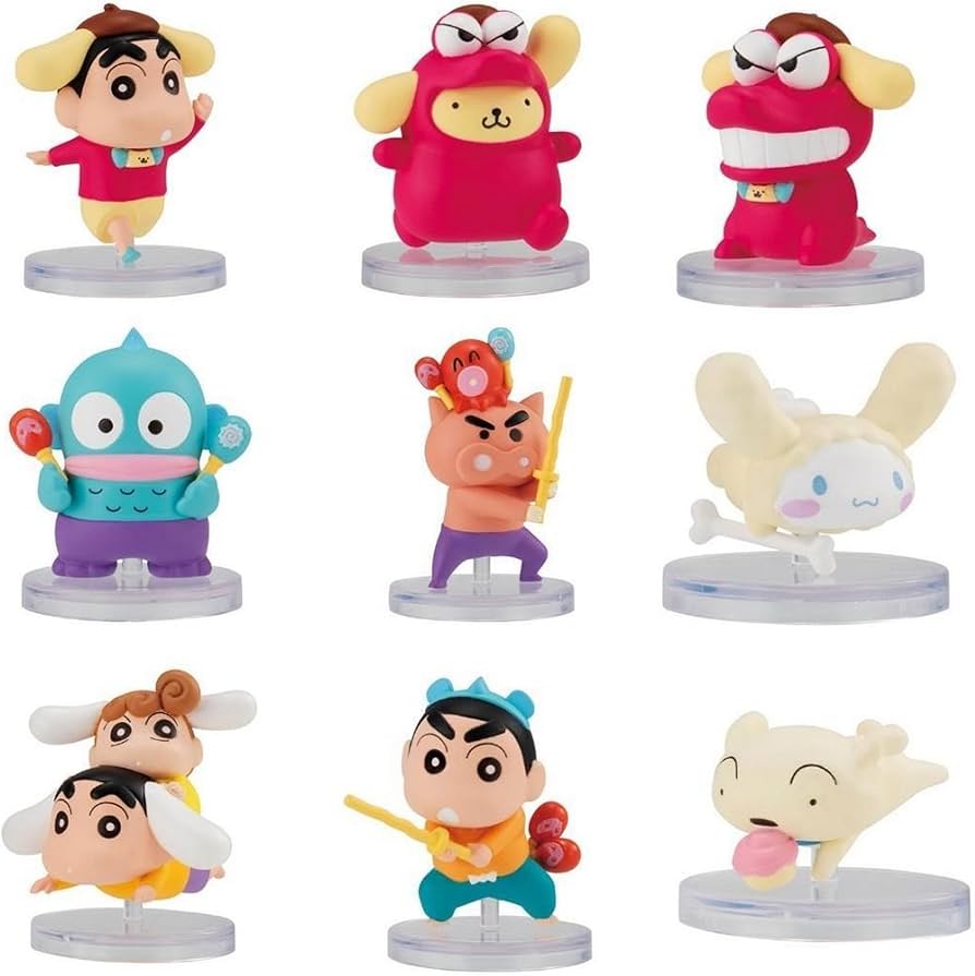 Amazon | クレヨンしんちゃん×サンリオキャラクターズ フィギュア