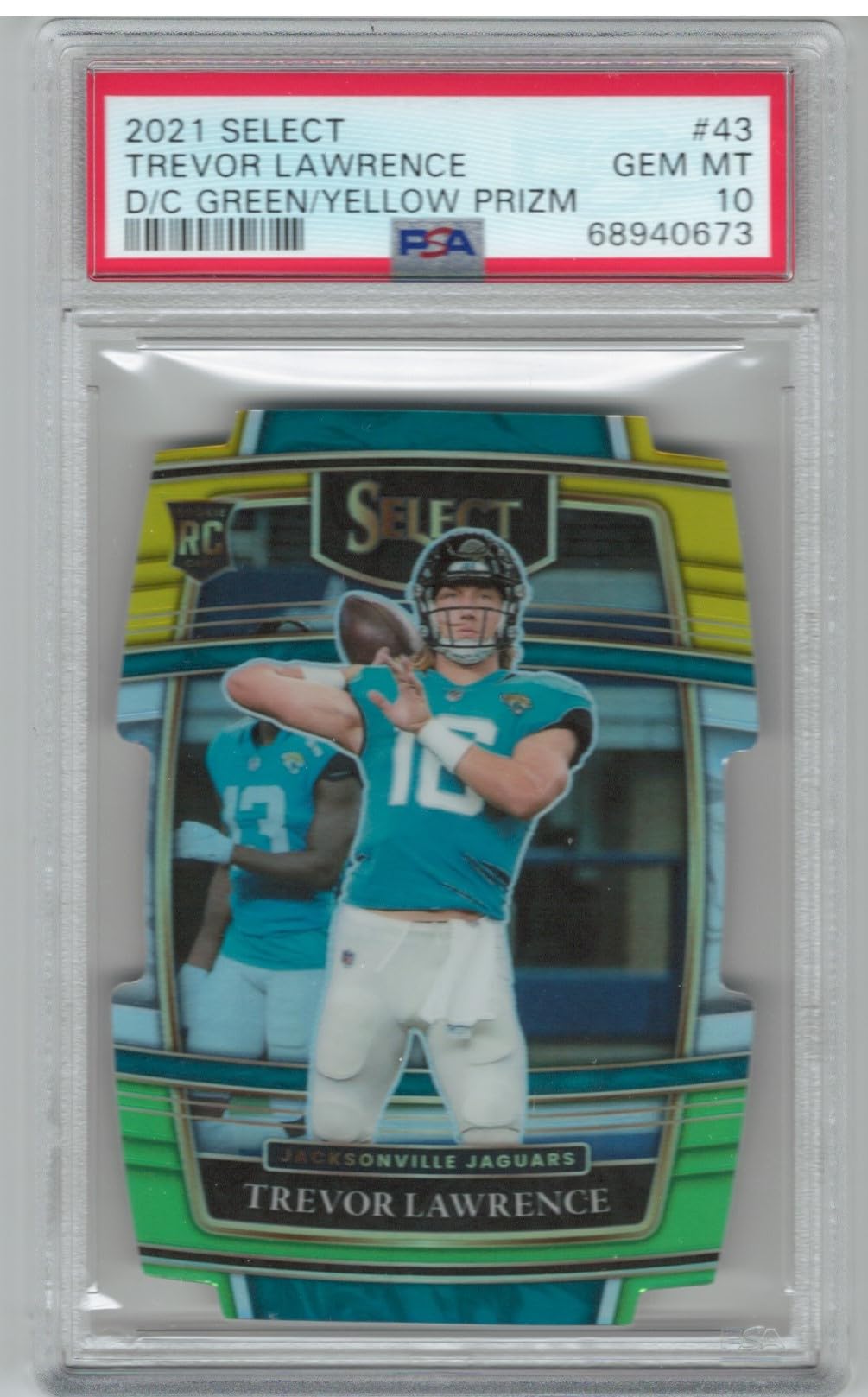Amazon.com: PSA Gem Mint 10 2021 Panini Select Trevor Lawrence
